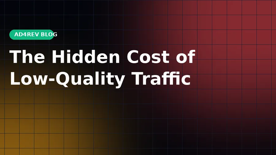 The Hidden Cost of Low-Quality Traffic in Affiliate Marketing