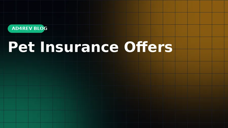 Pet Insurance Offers: A Scalable, High-Intent Vertical for Affiliate Growth